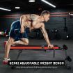 Foldable Adjustable Home Gym Workout Weight Bench For Chest Shoulder Presses,Crunches,Dumbbell