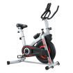 Home Gym Resistance Ajustable Exercise Spin Bike W/Flat Ground,Stand Up,Off Road,Climb Ride Modes