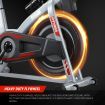 Home Gym Resistance Ajustable Exercise Spin Bike W/Flat Ground,Stand Up,Off Road,Climb Ride Modes