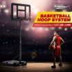 1.6-3.05M Portable Basketball Hoop Stand W/ Ring Backboard Stable Base For Junior Adult