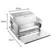 Rat Bird Proof 9Kg Food Auto Treadle Chicken Duck Poultry Feeder W/ Anti-Flick Grill