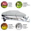 12-14Ft High Quality Weather/Uv Resistant Boat Cover Canopy For  V-Hull Open Fishing Boats