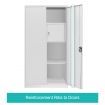 185Cm Lockable Metal Officeworks File Cabinet Storage Cupboard Scratch Resistant & Durable
