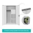 185Cm Lockable Metal Officeworks File Cabinet Storage Cupboard Scratch Resistant & Durable