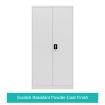 185Cm Lockable Metal Officeworks File Cabinet Storage Cupboard Scratch Resistant & Durable