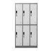 185Cm 6 Doors Gym Office Lab Security Metal Locker Storage Cupbord W/ Heavy Duty Steel