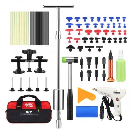 Pro Pdr 83 Pcs Paintless Dent Removal Puller Tool Car Damage Repair Kit Money Saving