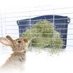 1.2M Sturdy Rabbit Cage Guinea Pig Hutch W/Water Bottle,Hay Feeder,Front Top 2 Access Doors