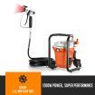 1200W 3800Psi Airless Paint Sprayer W/7.6M Hose,Flexible Suction Tube,33Cm Extended Nozzle