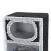 100Cm Sturdy 4-Level Cat Scratcher Condo Climb Tunnel House Perfect For Conditioning Claws