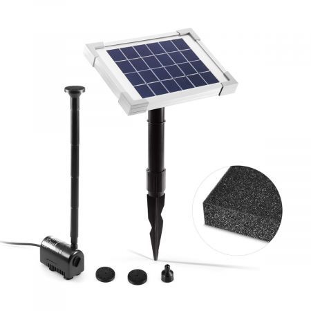 10W 4 Water Effects Garden Solar Foutain Water Pump W/0.5M Spray Height For Pool Pond