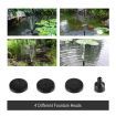 10W 4 Water Effects Garden Solar Foutain Water Pump W/0.5M Spray Height For Pool Pond