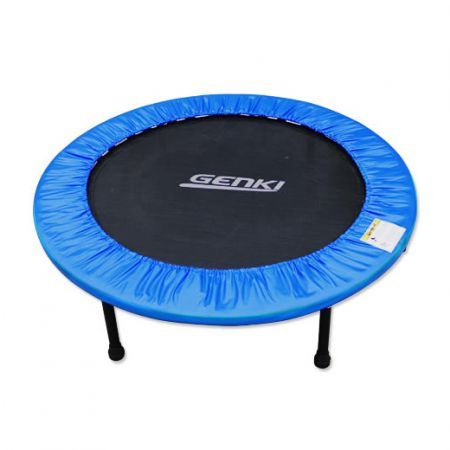 40" Mini Jumping Trampoline Home Gym Rebounder W/Safety Padding Cover- Blue, Max 80Kg