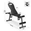 Foldable Fully Adjustable Home Gym Workout Weight Bench W/ Flat Incline Decline Modes