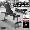 Foldable Fully Adjustable Home Gym Workout Weight Bench W/ Flat Incline Decline Modes
