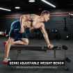Foldable Fully Adjustable Home Gym Workout Weight Bench W/ Flat Incline Decline Modes