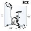 Upright Exercise Spin Bike W/Adjustable Resistance Home Gym Cardio Training Equipment