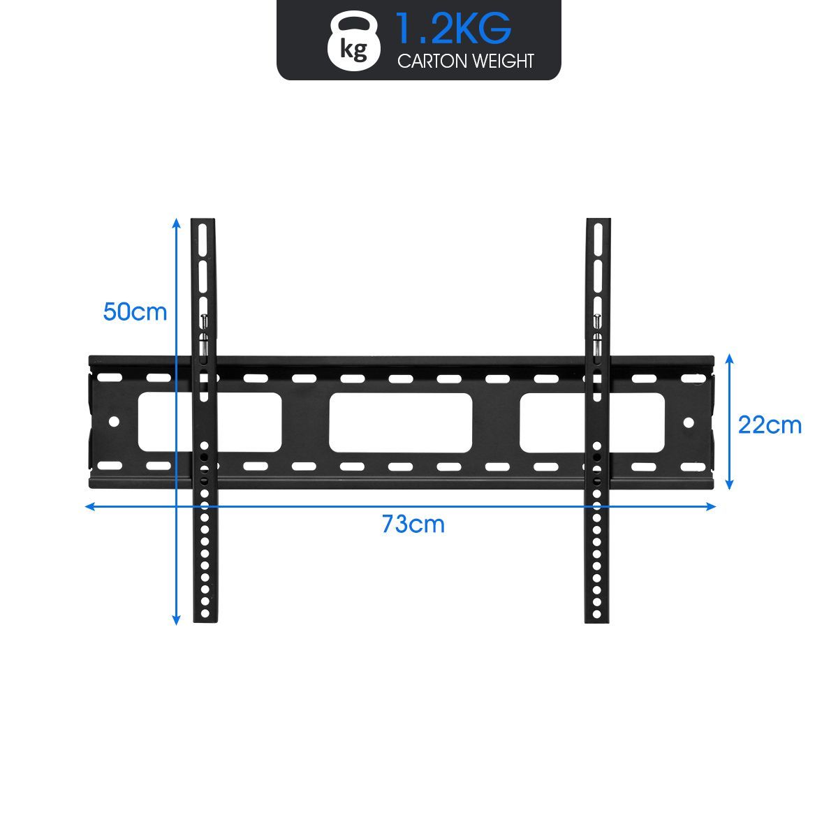 40"-65" Tv Wall Mount Bracket Hanger Ultra Slim,Max 600X400Mm Vesa Supportable