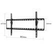 42"-80" Tv Wall Mount Bracket Hanger Angle Adjustable,Max 800X400Mm Supportable