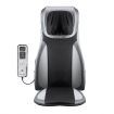 Home Car Seat Massager Heated Cushion W/Vibrate,Shiatsu,Roll,Knead Function-Grey