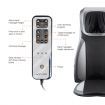 Home Car Seat Massager Heated Cushion W/Vibrate,Shiatsu,Roll,Knead Function-Grey