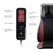 Home Car Seat Massager Heated Cushion W/Vibrate,Shiatsu,Roll,Knead Function-Red