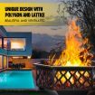 28" Outdoor Fire Pit Portable Fireplace Brazier Patio Heater Easy To Empty & Clean