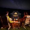 28" Outdoor Fire Pit Portable Fireplace Brazier Patio Heater Easy To Empty & Clean