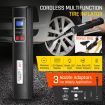 Car Tyre Inflator/Led Light/Phone Charger 3 In 1 Air Compressor Pump Cordless