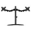 Height Adjustable Dual Monitor Stand Desk Mount Bracket For 13-27 Inches Screen