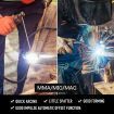 Mig Mag Mma All In 1 Welder For Various Metals W/ Little Splash,Quick Arcing-300Amp
