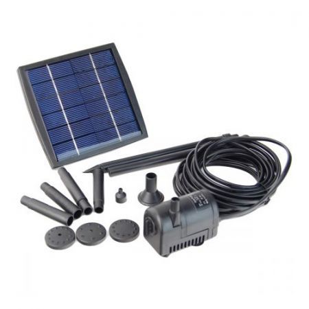 3 Water Spray Types Solar Power Foutain Pump For Outdoor Pond W/0.7 M Spray Height