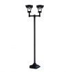 Elegant Weather Resistant Solar Powered Garden Post Light W/2 Lamps For Park Lawn