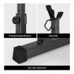 100-150Cm Height Adjustable Squat Rack Weight Lifting Barbell Stand 300Kg Capacity