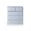 High Gloss Front Finishes 5 Drawer Tallboy Chest For Entryway,Living Room,Bedroom