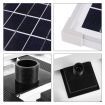 5W Solar Powered Air Flow Adjustable Oxygen Air Pump W/2 Air Stones For Fish Pond