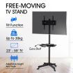 Height Adjustalbe Angle Titable Free Moving Tv Stand For 23"-55" Screen Max 30Kg