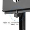 Height Adjustalbe Angle Titable Free Moving Tv Stand For 23"-55" Screen Max 30Kg