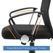 High Back Breathable Mesh Computer Executive Office Chair W/Comfortable Pu Headrest