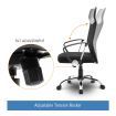 High Back Breathable Mesh Computer Executive Office Chair W/Comfortable Pu Headrest