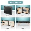 55Cm Width Height Adjustable 2-Fold Massage Table Bed Padded W/6Cm Foam Portable