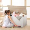 Kids Wooden Toys Clothes Storage Chest Box W/Safety Hinge Max 100Kg Load 80X40X40Cm