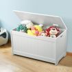 Kids Wooden Toys Clothes Storage Chest Box W/Safety Hinge Max 100Kg Load 80X40X44Cm