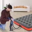 Easily Blow Up Air Bed Inflatable Mattress W/Light Weight Pump & Pillow