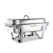 3 X 3L Bain Maire Bow Chafing Dish Set Stainless Steel Food Buffet Warmer