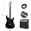 Full-Size 39" Electric Guitar Perfect For Beginner&Intermediate Players-Black