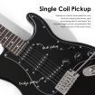 Full-Size 39" Electric Guitar Perfect For Beginner&Intermediate Players-Black