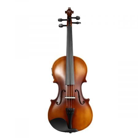Natural 4/4 Full Size Electric Violin W/ Carrying Cas