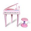 8 Rhythms 37 Key Kids Electric Organ W/Learning Flash Keyboard Light+Stool