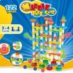 Kids Creativity Develop Toy-122Pcs Marble Run Track Race Maze Game 51 Cm Tall